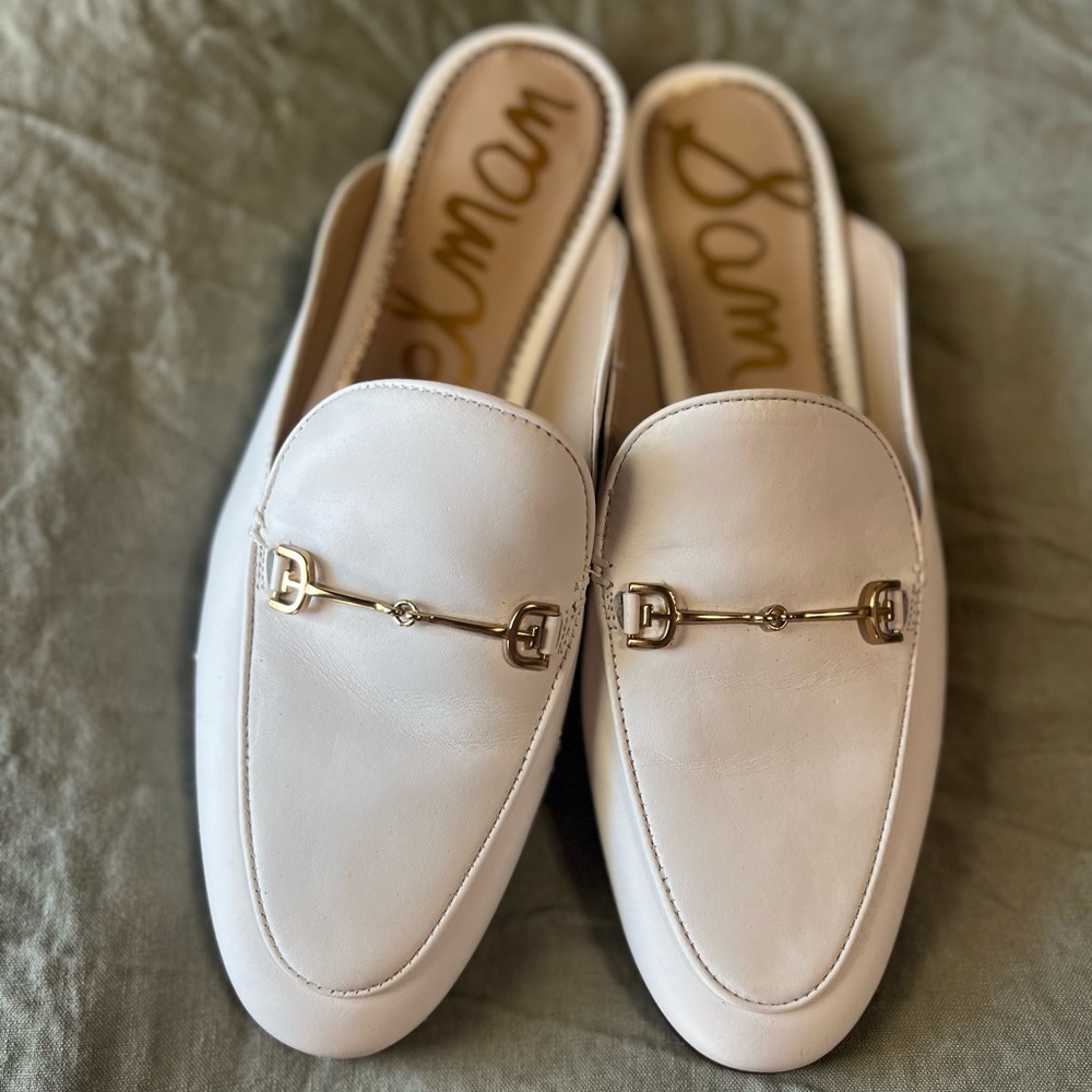 Sam Edelman Linnie Bit Mule White Mule Loafer